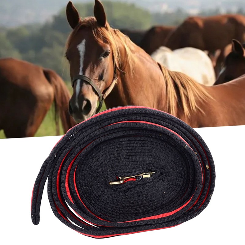 Horse Lunge Line with Snap Heavy Duty High Tensile Horse