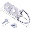 Heavy Duty D Ring Picture Hangers with Screws, 20 Pcs