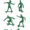 1 Set(s) Skateboarders - A Bucket of Army Man-Style Skateboarder