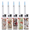 5 Pack Candle Lighters Multipurpose Extended Long Butane Lighter Windproof