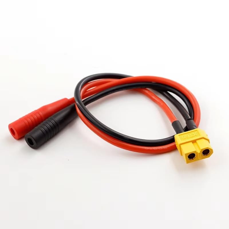 JIECHUN 2Pcs XT60 Female to 4mm Banana Bullet Female Connector