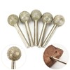 POWERTOOL Rotary Burrs, Diamond Coated Round Ball Burr Rotary Tools