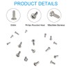 800pcs Tiny Screws for Electronics, M1/M1.2/M1.4/M1.6/M1.7 Very Small Phillips Pan