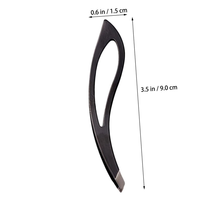 Angoily 2pcs Stainless Steel Eyebrow Tweezers Removal Tool for Men