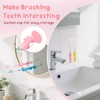 KRIZJUES Cute Bear Toothbrushes for Kids, Soft Bristles Toothbrush with