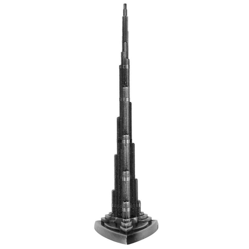 Aqur2020 Burj Khalifa Tower Model Alloy Miniature Dubai Tower Model