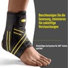 AGPTEK Ankle Bandage Left/Right, Adjustable Ankle Brace Ankle Bandage with