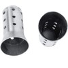 TOTMOX 1 Piece Silencer Silver Insert Universal Detachable Motorcycle Exhaust