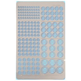 R-STYLE Stainless Steel Etching Mold Parts Set (type32) for Gunpla and Robot Scale Models to Enhance Detail