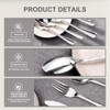 SilouC Silverware Set, 30-Piece Flatware Cutlery Set Service for 6,