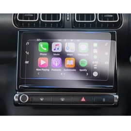 GAFAT [Pack of 2] 2017-2021 Citroe-n C3 Aircross 7 Inch Navigation Screen Protector, C3 Aircross 7 Inch Infotainment System Nano Screen Protector, Shockproof, 6H Anti-Scratch