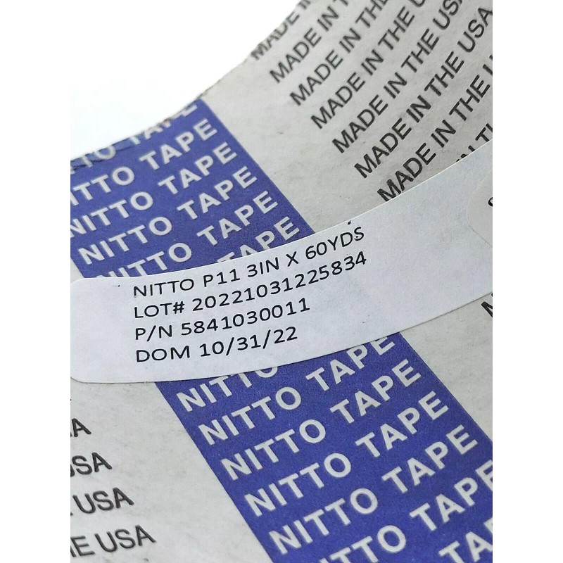 Nitto P-11 Aluminium Foil Tape 3in x 60 yd Speed