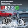 LitMiRaCle Dodge Challenger Headlights Bulbs, LED Headlamps Air Inserts Assembly