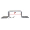 Buyers Products B2373G Straight Bold-On Stake Pocket, 1.5x3 Inch Inside