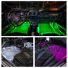 LEDGlow 4pc Bluetooth Multi-Color LED Interior Footwell Underdash Neon Lighting