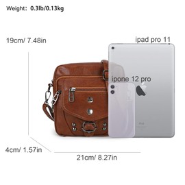 GLITZALL Crossbody Phone Bags for Women,Small Soft Leather Card Wallet Purse Handbags Shoulder Bags Ladies Multifunctional Pouch Bag