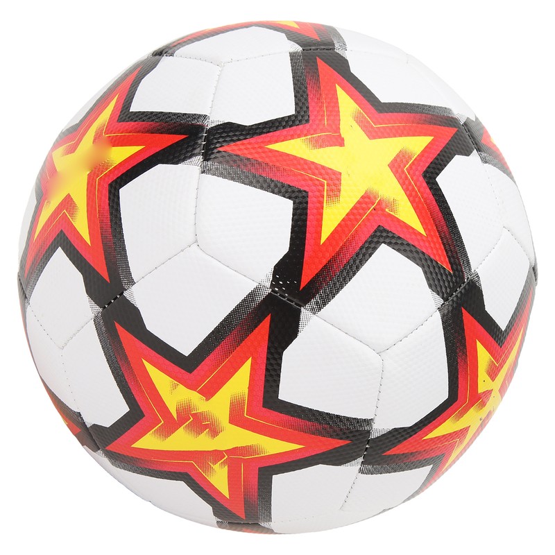 Sports Soccer Balls Size 5 PU Star Pattern Traditional Soccer