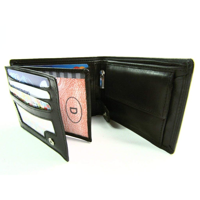 London Leather, Herren-Geldbörse schwarz