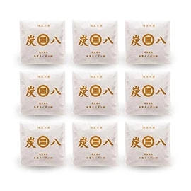 Izumo Carbon Izumoya Tanhachi Smart Small Bags, 9 Bags (3 Bags x 3 Set)