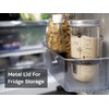 KNEADACE Sourdough Starter Jar With Date Marked Feeding Band, Thermometer,