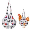 Chicken Holder Bag, Poultry Carrier Sling with Handle, 13.5x13.5 Inch