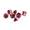 DND Dice Set Red Mix White Dice for Dungeon and