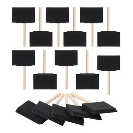 Bates 4-Inch Foam Paint Brushes, 16 Pack - Sponge Brushes for Painting, Staining, and Mod Podge - Paint Sponges