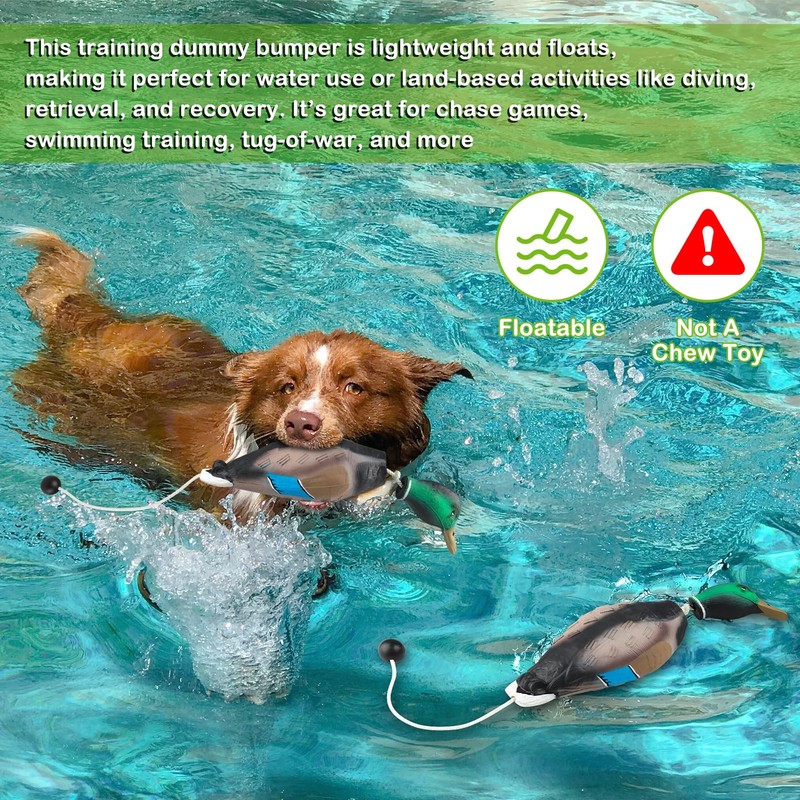 ARCHEREST 2 Pack Dead Dove Dummy Bumper Toys for Waterfowl