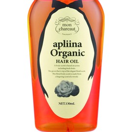 Moncharute Aprina Organic Hair Oil, 4.6 fl oz (130 ml), Big Bottle