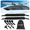 AUTOXBERT Universal Foldable Car Roof Rack Soft Pads With Straps