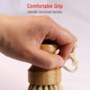 Bamboo Vegetable Brush, Natural Sisal Soft Bristle Kitchen Brush |