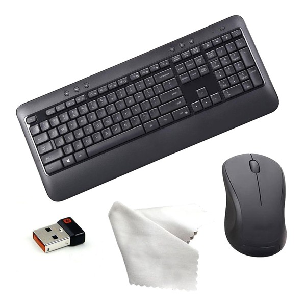 Wireless Keyboard and Mouse Combo – USB Receiver for PC