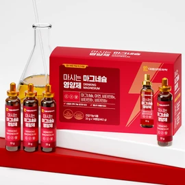 대웅생명과학 마시는 젖산 마그네슘 영양제 식약청 인증, 14회분, 4개 Daewong Life Science Drinkable Lactic Acid Magnesium Supplement, 14 Servings, Pack of 4