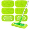 6-Pack Reusable Mop Pads Fit Swiffer Sweeper, Microfiber Cleaning Mop