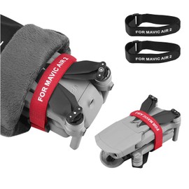 Hensych 2pcs Propeller Blade Tape Straps Holder Propeller Protection Blade Holder Protector for Mavic Air 2/Air 2S drone Accessories (Black)