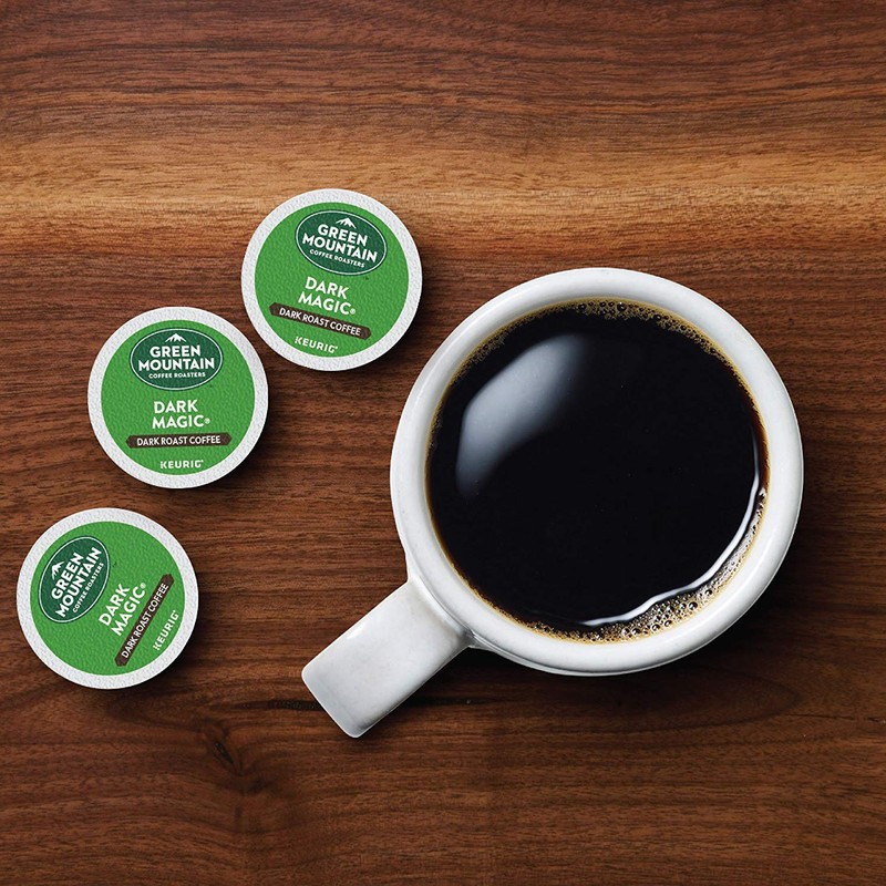 Green Mountain Coffee Roasters Dark Magic Single-Serve Keurig K-Cup Pods,