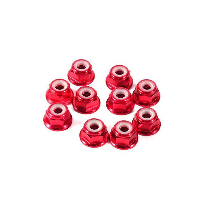 10 PCS Hex Self Lock Nuts M4 Self Locking Metal