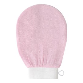 Galepromot Pink Body Scrubber Exfoliating Gloves Body Scrubber Dead Skin Remover Manual Exfoliating Gloves Bath Sponges Bathing Accessories