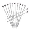 Waterstone Stainless steel Cocktail Picks, Professional 4" Fruit Stick Toothpicks(Set