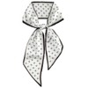 GIMIRO Satin Silk Scarf 148 x 13.5 cm Tie Double