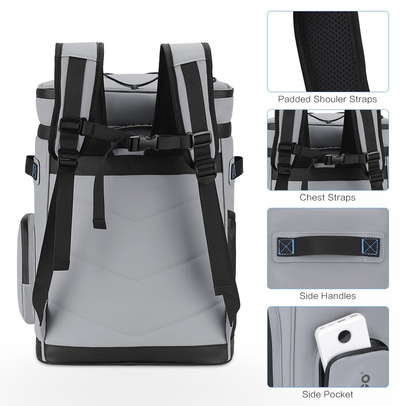 Hulongo Large Waterproof Insulated Cooler Backpack for Men & Women,