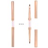 VOCOSTE Nail Art Brush, Nail Brush, Double Headed Crystal Handle,