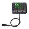 Inscrip 12V/24V LCD Monitor Switch with Remote Control for Car