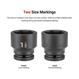 TEKTON 3/4 Inch Drive x 2-5/16 Inch 6-Point Impact Socket | SID32059
