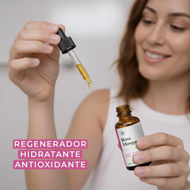 Árbora Aceite de Rosa Mosqueta puro anti-edad atenúa estrías y