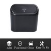 Riloer Mini Waterproof Car Bin with Black Lid Car Home
