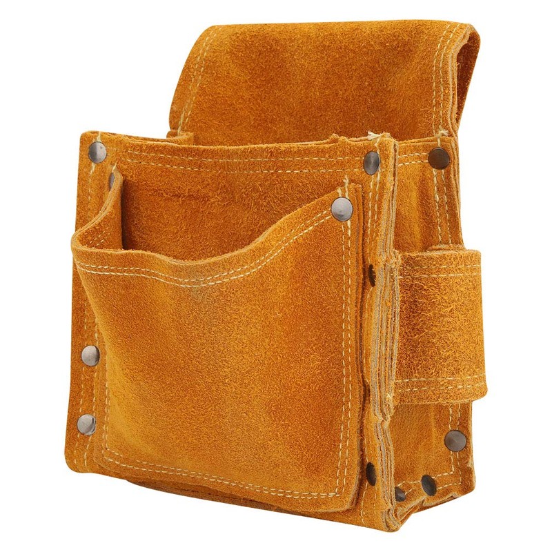 Tool Belt Pouch Woodworking Tool Pouch Thick Wear Resistant Leather