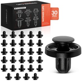 A-Premium 30PCS Nylon Front Fender Liner Retainer Clips Push-Type Compatible with Subaru Outback 2012-2017, Impreza 2010-2017, Legacy 2012-2017, BRZ 2013-2017, Tribeca, WRX, WRX STI - For 8mm Hole