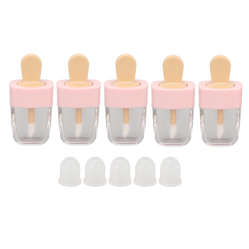 Pack of 5 Empty Lip Gloss Tubes, Empty Lip Gloss