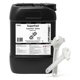 SuperPCS 3D Printer Resin, Toughest and Fastest, 50um 1.8GPa Print in 1.5 sec, Made in Korea by 3DMaterials (5000g, White)